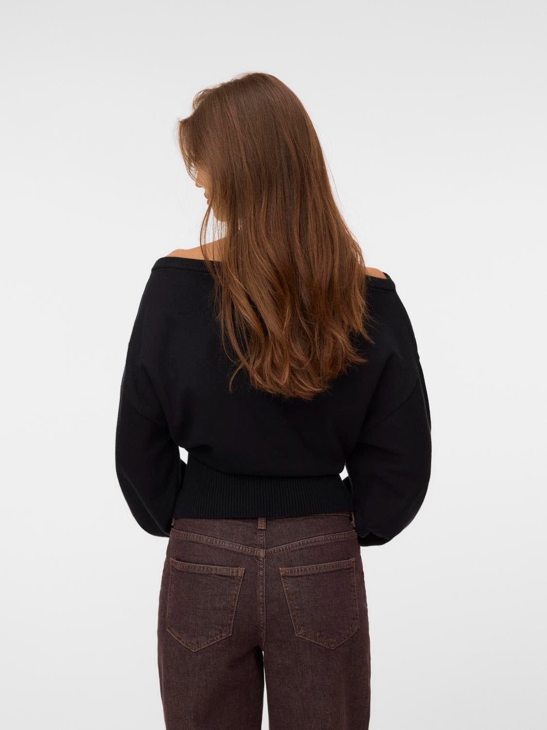 VMPOLLY Knitted Cardigan - Black - VERO MODA & VILA Bergvik